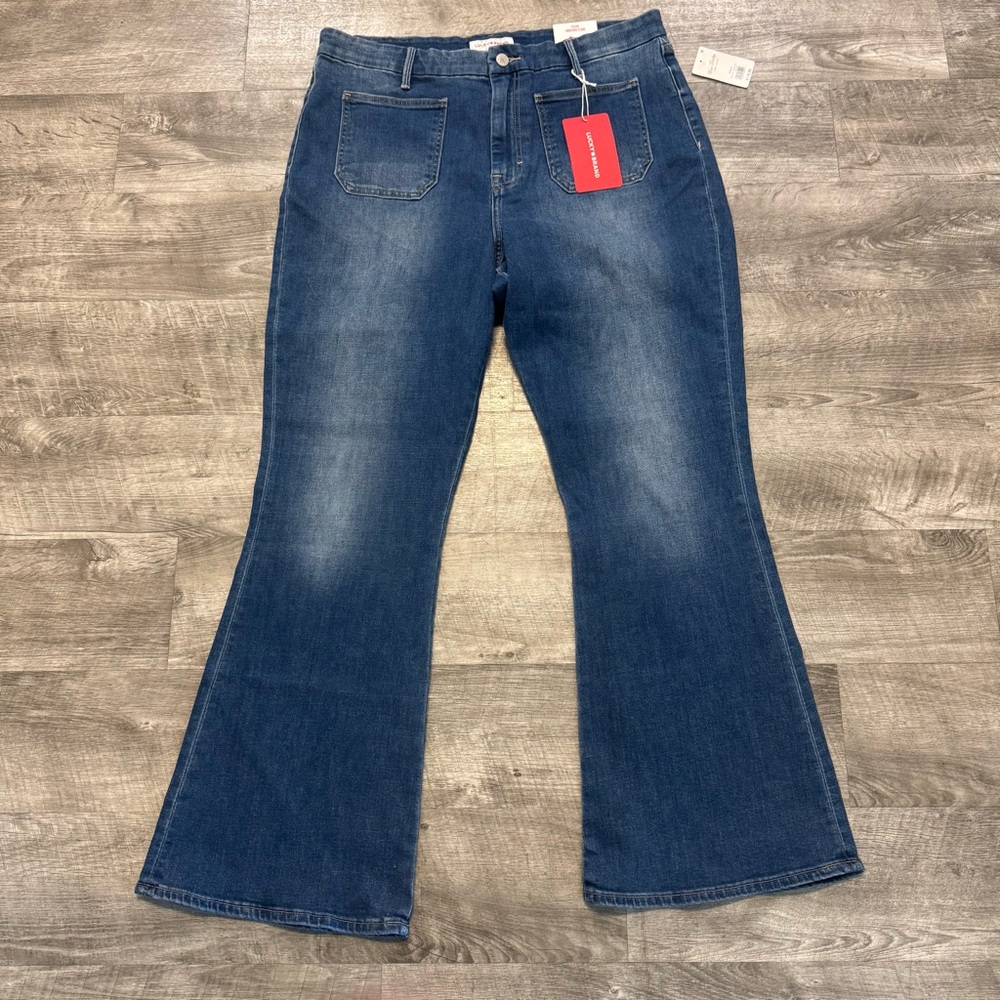 Lucky Brand Women's Dark Blue Flare Jeans
